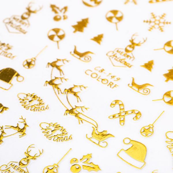 Produktbild Nagellack24 Weihnachten (Nagelstempel, Gold)