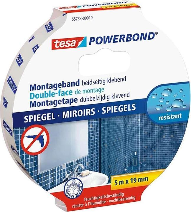 Produktbild tesa Powerbond MIRROR doppelseitiges Montageband für Spiegel (38 mm)