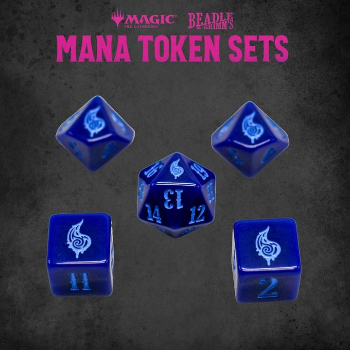 Produktbild Beadle & Grimm´s Magic the Gathering Dice and Token Pack Blue Mana
