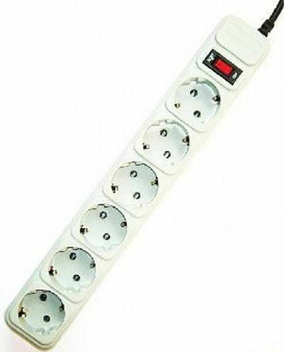 Productafbeelding Gembird SPG6-B-6C vermogensuitbreiding 6 stopcontact(en) (6 x, CEE 7/3, 1.80 m)