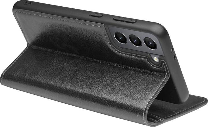 Actual product image QiAlino Fourre Flip cuir véritable (Samsung Galaxy S24+)