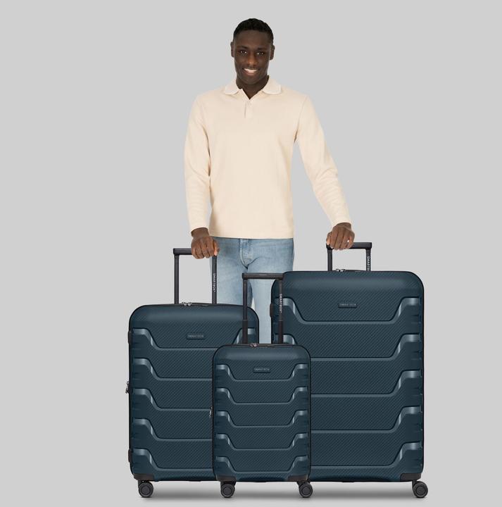Immagine prodotto Smartbox Edition 01 4 Rollen Kofferset 3-teilig mit Dehnfalte (233 l, XL (da 115l))