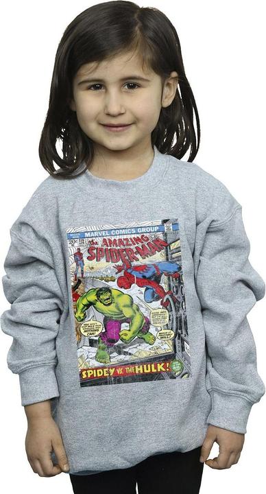 Immagine prodotto Spider-Man VS Hulk Cover Felpa Ragazze (104)