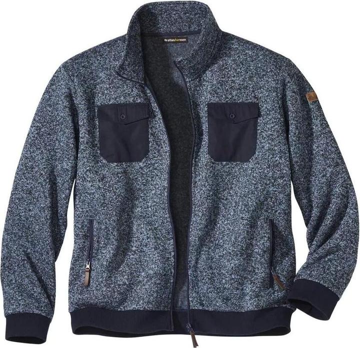 Produktbild Atlas For Men Fleecejacke Durchgehender Reissverschluss (XXL)