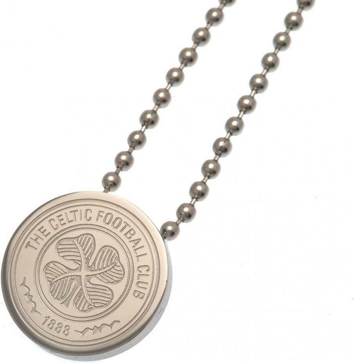 Image du produit Celtic FC Collier armoiries avec pendentif en acier inoxydable (Matériau 100% synthétique)
