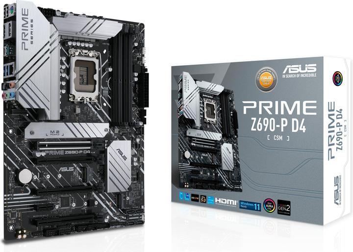 Immagine prodotto ASUS Prime Z690-P D4-CSM (LGA 1700, Intel Z690H, ATX)