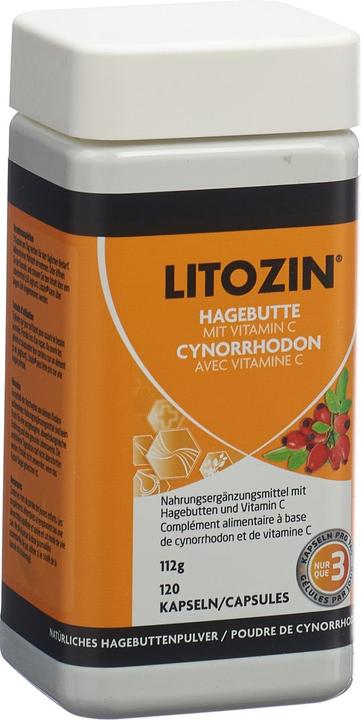 Image du produit Litozin poudre de cynorrhodon (nouv) caps (120 pièce(s), Capsules, 144 g)