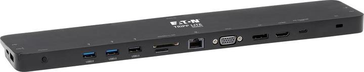 Immagine prodotto Eaton Dock USB-C triplo display 4K HDMI e DP VGA Hub USB 3.2 Gen 1 USB-A/C GbE 100W PD Cha (USB-C, 3 Porti)
