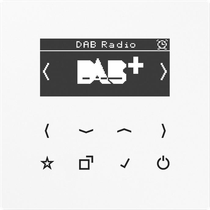 Actual product image JUNG Smart Radio DABLSWW DAB+ (Radio Tuner)