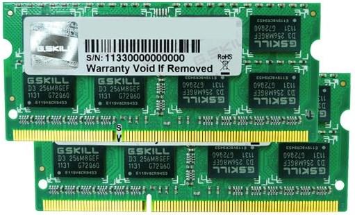 Actual product image G.Skill Standard (2 x 4GB, 1600 MHz, DDR3-RAM, SO-DIMM)
