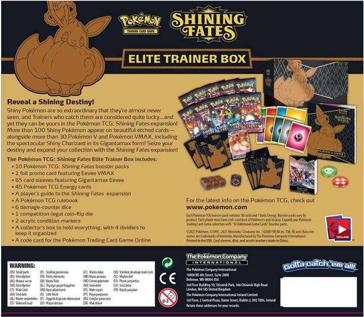 Immagine prodotto Pokémon Shining Fates (Inglese, Elite / Top Trainer Box)
