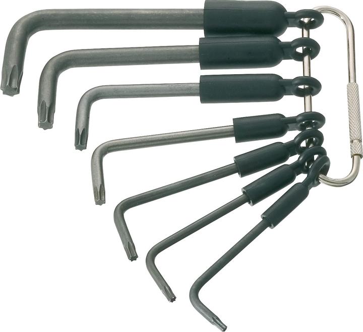 Actual product image HAZET Offset screwdriver set 2115-T/7R ∙ Inside TORX profile ∙ T8 ∙ T10 ∙ T15 ∙ T20 ∙ T25 ∙ T30 ∙ … (T-section)