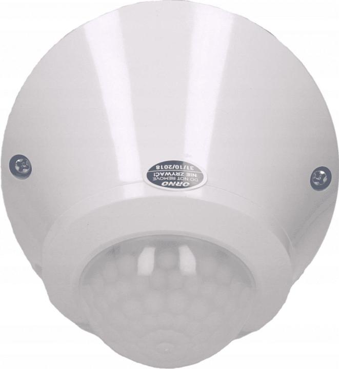 Actual product image Orno PIR Motion Sensor 800W 180°/360° IP65 White (OR-CR-256)
