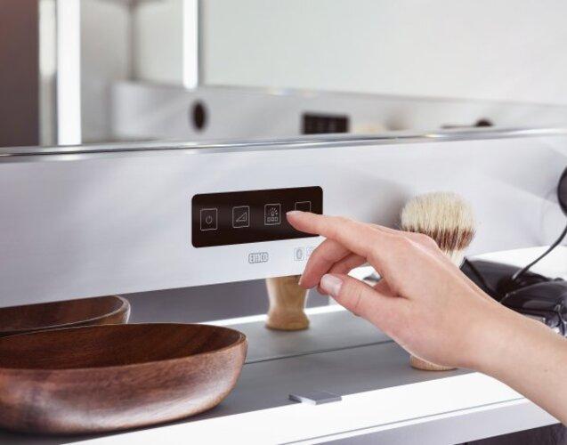 Actual product image Emco asis prestige 2 Illuminated mirror cabinet, flush-mounted model, 1015mm, wide door right