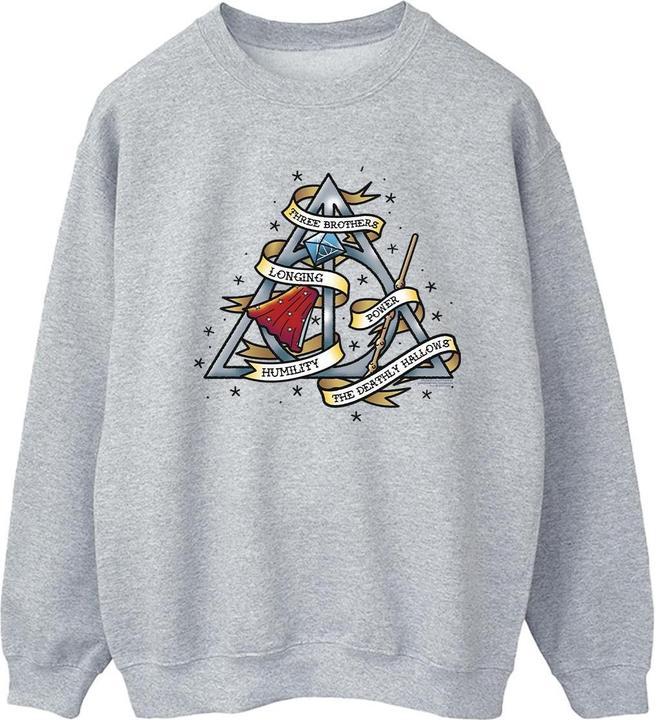 Actual product image Womens/Ladies The Deathly Hallows Sweatshirt (XL)