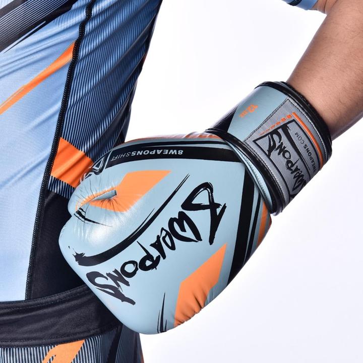 Image du produit 8Weapons Boxing Gloves, Shift, ice-grey-orange, 10 Oz (10 OZ, 10)
