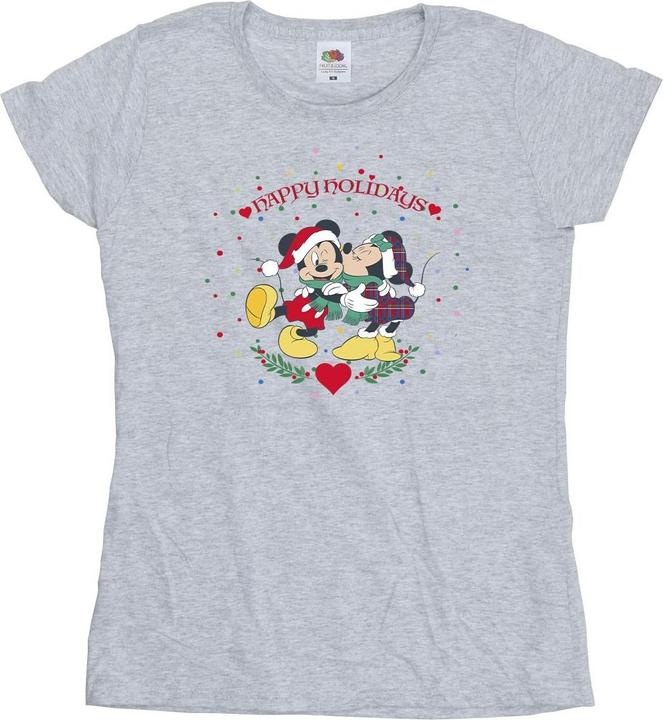 Immagine prodotto Disney Mickey Mouse Mickey Minnie Christmas Maglietta Donna (XXL)