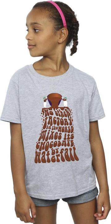 Immagine prodotto Willy Wonka & the Chocolate Factory Chocolate Waterfall Maglietta Ragazze (104)