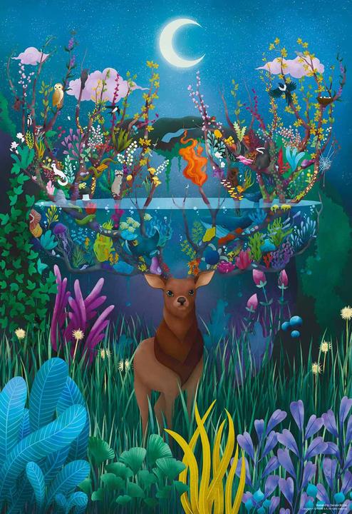 Immagine prodotto D-Toys Puzzle 1000 pieces - Demeter Brigi - Fantasy Deer (1000 pezzi)