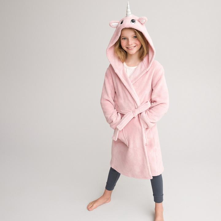 Produktbild La Redoute Collections Morgenrock mit Einhornkapuze (102)