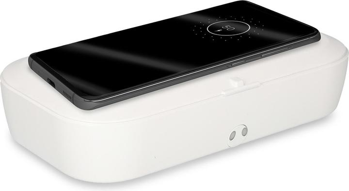 KSIX Stérilisateur de boîte à lumière UV avec chargeur sans fil 10W