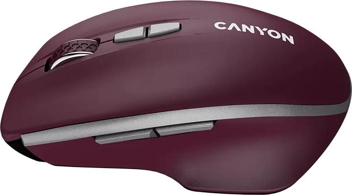 Actual product image Canyon MW-21, Wireless optical mouse, USB rec., Blue LED sensor, 800/1,200/1,600 dpi, 3 buttons, bur (Cable)