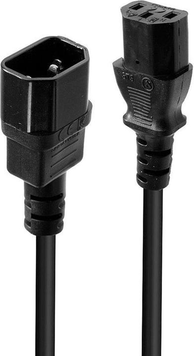 Produktbild Lindy IEC-Netzkabel C14 an IEC C13 (1 m)