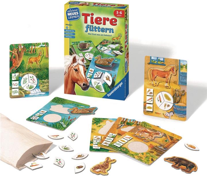 Produktbild Ravensburger Lernspiel Tiere füttern (Deutsch)
