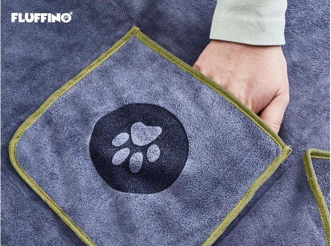 Produktbild Fluffino 2er-Set-Hundehandtuch (L, Hundemantel)