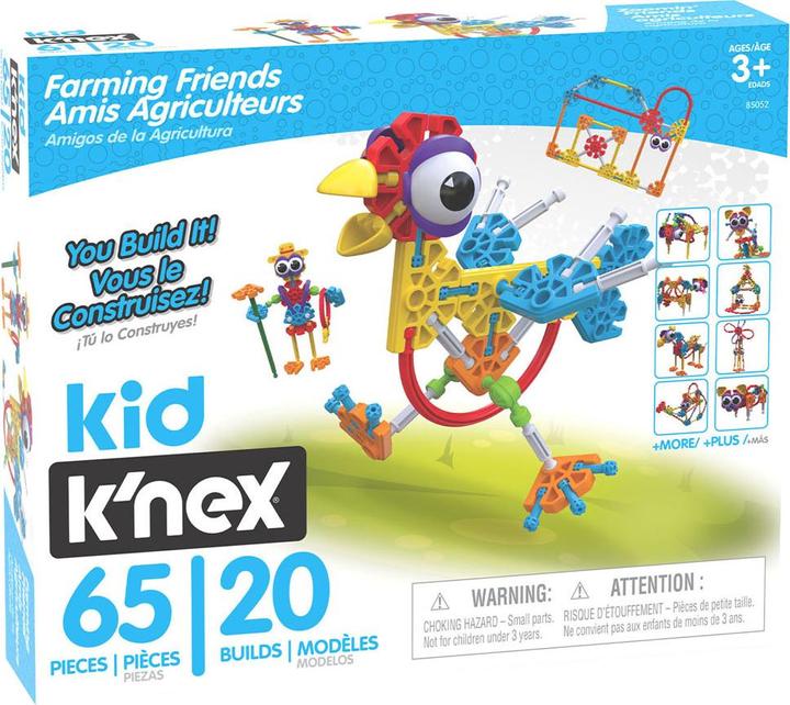 Immagine prodotto K'Nex Set di costruzioni Kid Knex Farmin Friends, 65 pezzi.