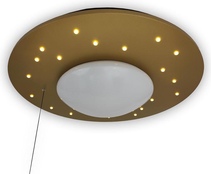 Produktbild Niermann Stand By Niermann Starlight LED Deckenleuchte E27 Gold Made in Germany