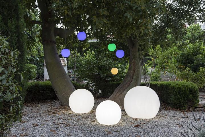 Produktbild Newgarden BULY 80 LED Solar Gartenleuchte LED-Kugel 80cm + Akku Innen & Aussen IP65 XXL (600 lm, IP65)