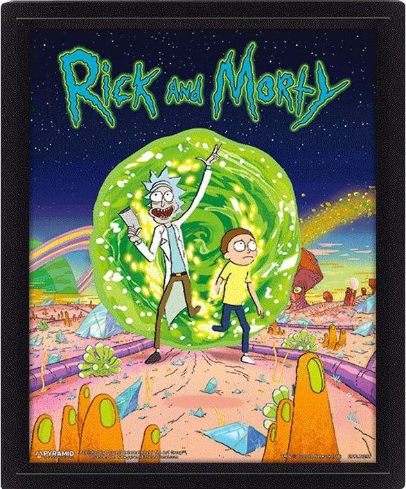 Produktbild Rick And Morty 3DPoster (25.5 x 20.5 cm)