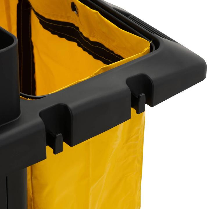 Produktbild Ulsonix Reinigungswagen abschliessbar 250 kg 6 Ablagen 2 Säcke aus Nylon Putzwagen