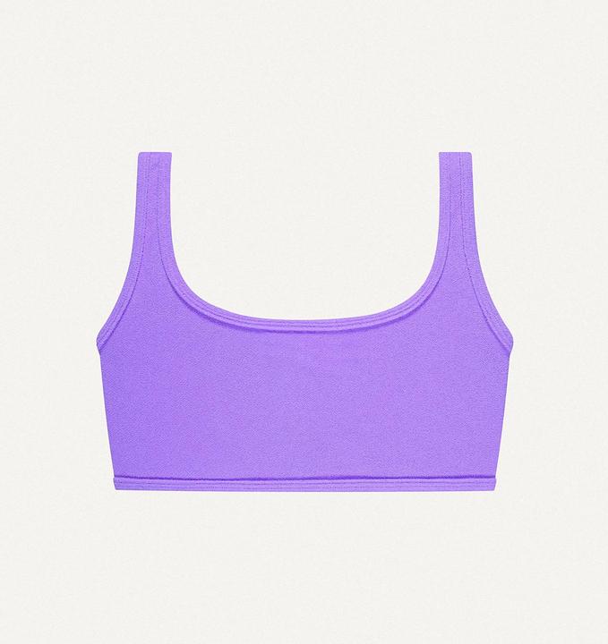 Purple towelling