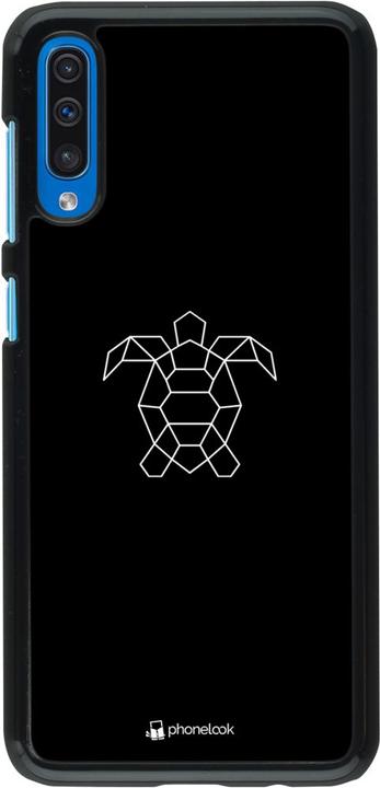 Actual product image PhoneLook Cover Turtles lines on black (Samsung Galaxy A50)
