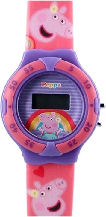 Vadobag Peppa Pig - Kids Time - Digital Watch for Kids - Pink, pink, Minimalist (30 mm)