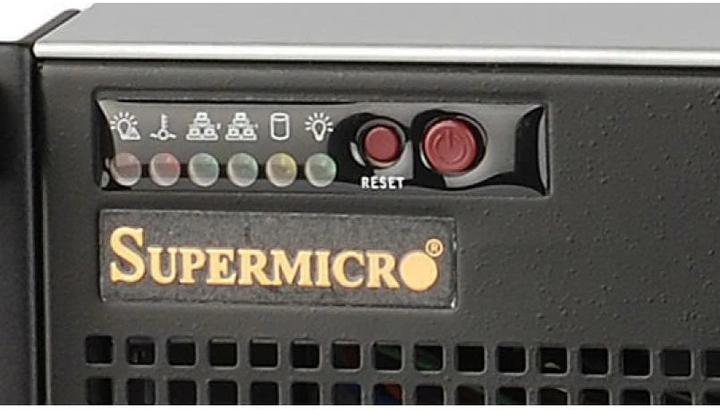 Actual product image Supermicro SC523L-505B: 19" server chassis
