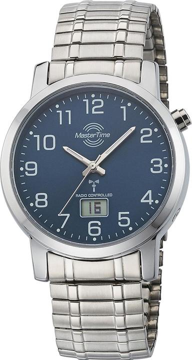 Conrad Components Master Time Funk Herrenuhr (Analoguhr, Digitaluhr, 41 mm)