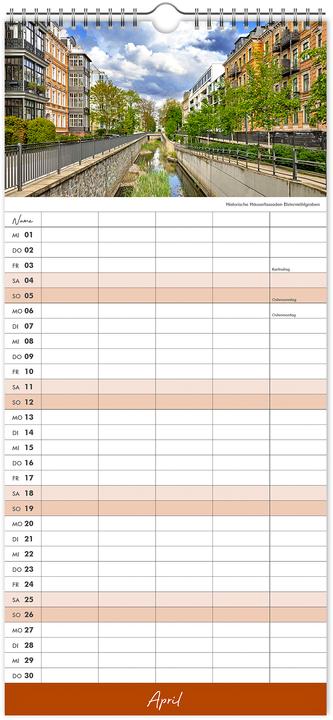 Actual product image Kalender Familienplaner Leipzig 2026 (No binding, German)