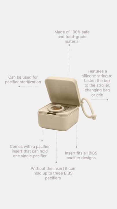 Produktbild Bibs Schnullerbox, Petrol (1 x)