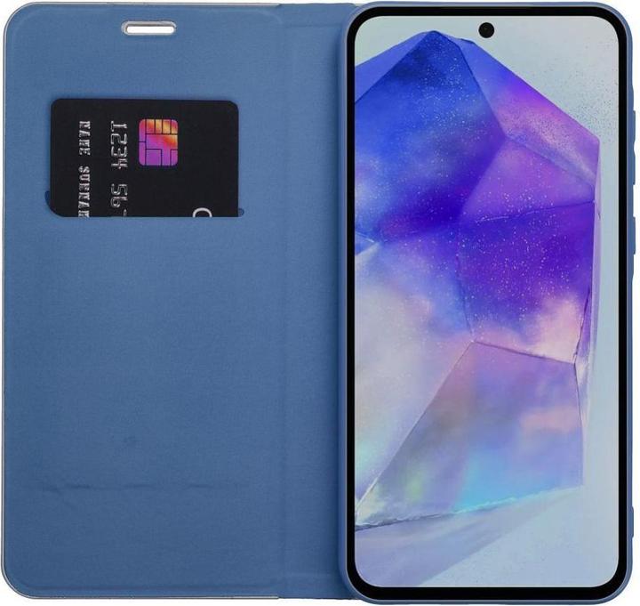 Immagine prodotto Partner Telecom Book case OEM LUNA Book Carbon for SAMSUNG A50 blue (Samsung Galaxy A50)