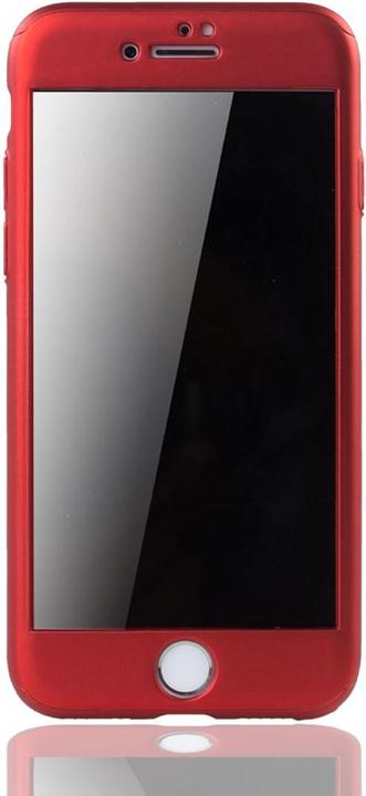 Produktbild König Design Schutz Handy Hülle für Apple iPhone 6 / 6s Plus 360 Case Cover Displayschutz Rot (Apple iPhone 6)