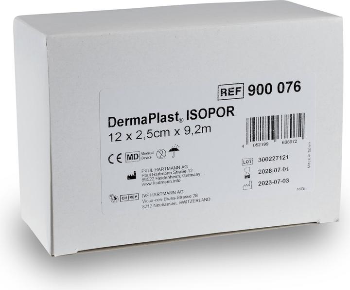 Produktbild DermaPlast Isopor Vlies Fixierpflaster (12 x)
