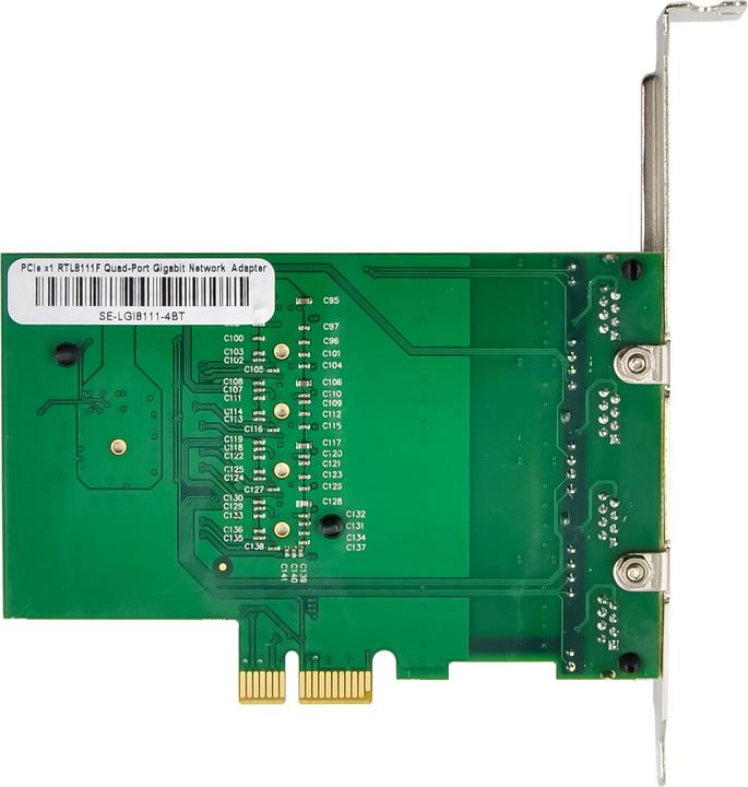Produktbild InLine Quad Gigabit Netzwerkkarte (Ethernet)