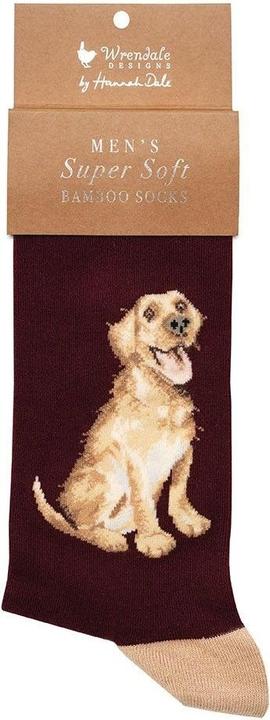 Wrendale Design Männersocke „Good as Gold“ Labrador (41 - 46)