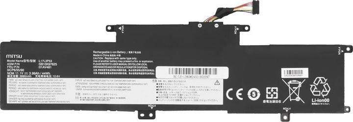 Produktbild Mitsu LENOVO THINKPAD YOGA 3990mAh 44Wh 11,1V