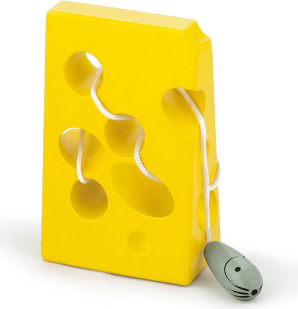 Viga Toys Jeu d'enfilage fromage et souris