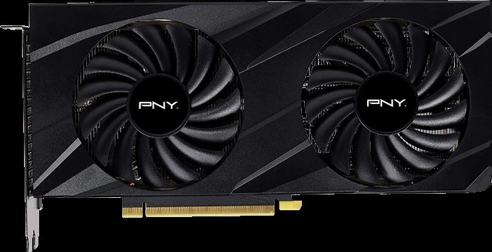 Actual product image PNY GEFORCE RTX™ 3060 8GB Verto Dual Fan Edition Graphics Card (8 GB)