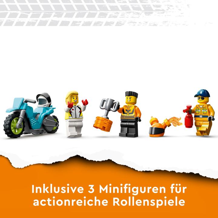 Produktbild LEGO Stunttruck mit Feuerreifen-Challenge (60357, LEGO City)